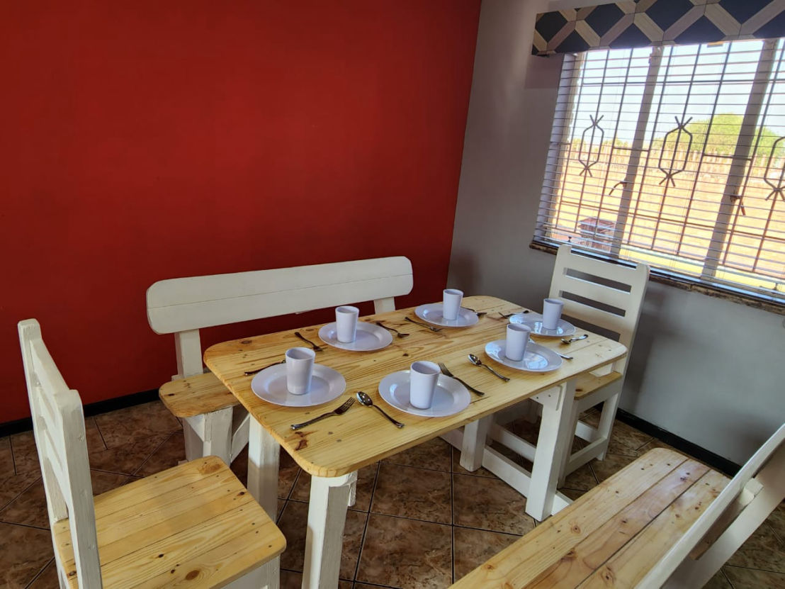 Small dining table in the Chester Haven Recovery Centre Facility